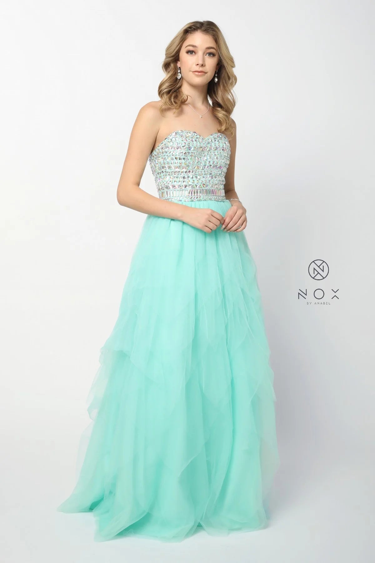 Crystal Bodice Tulle A Line