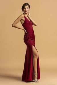 Royal Ruched Gown