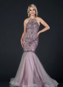 Mauve Mermaid Gown