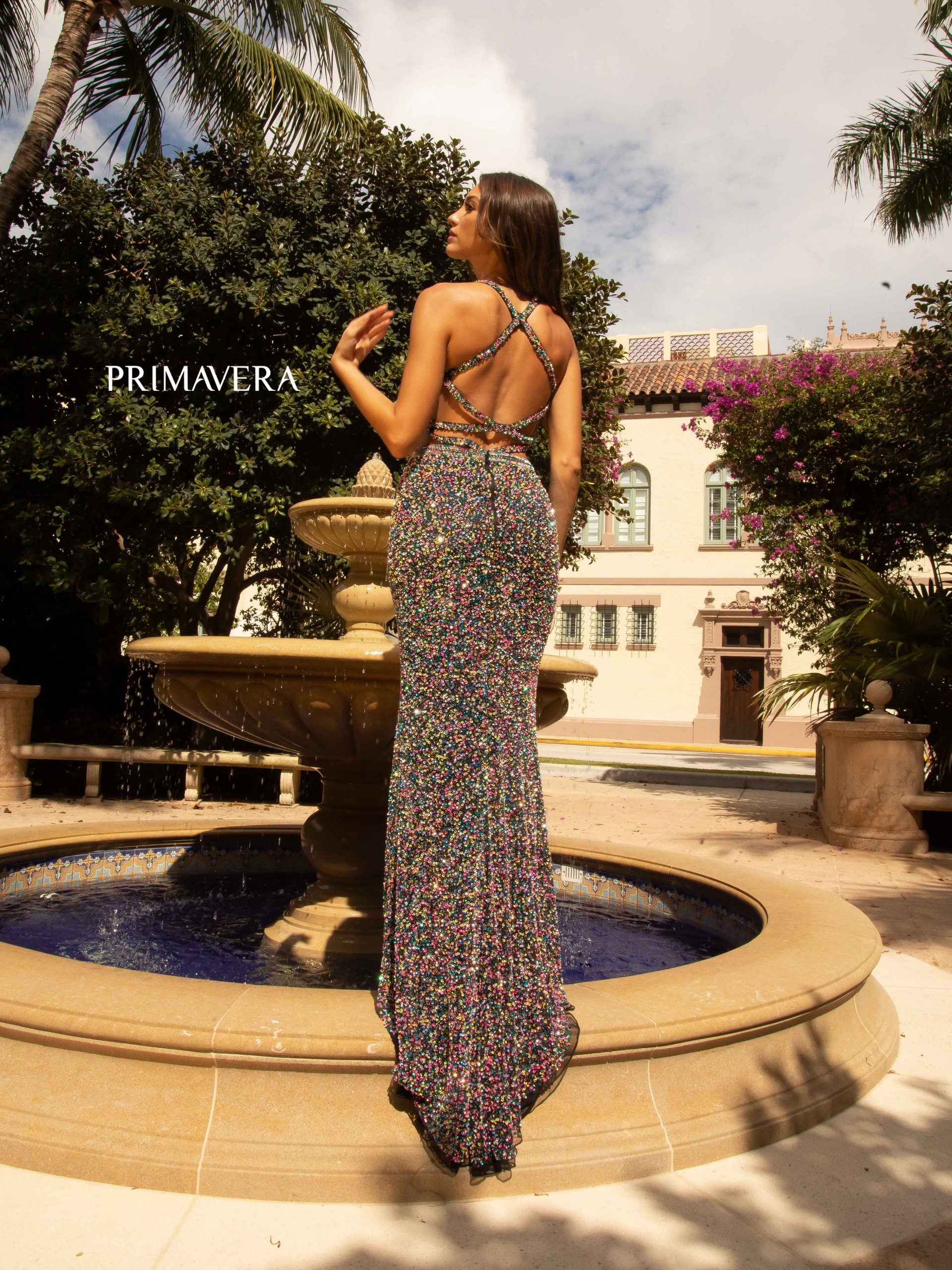 Black Multi Gown